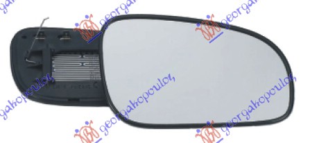 STAKLO RETROVIZORA SA GREJACEM -2003 (KONVEKSNO) VOLVO S60 2000-2010 (384)