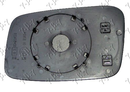 STAKLO RETROVIZORA -2002 (KONVEKSNO) VOLVO S70/V70 1997-2000 (874)