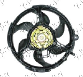 VENTILATOR KOMPLET (BENZIN/DIZEL) (+AC) (320mm) FIAT STILO 2001-2006 (192)