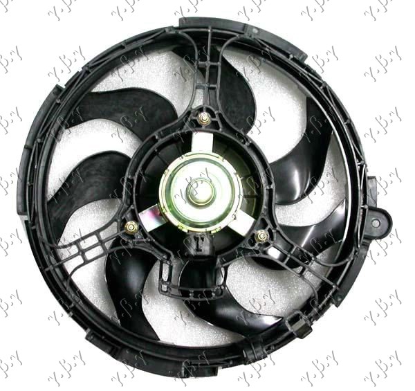 VENTILATOR KOMPLET (1.2/1.4/1.6 BENZIN) (-AC) FIAT STILO 2001-2006 (192)
