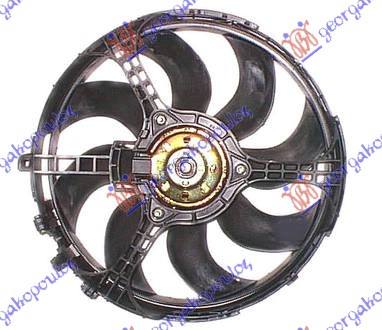 VENTILATOR (BENZIN/DIZEL) (+AC) (400mm) FIAT STILO 2001-2006 (192)