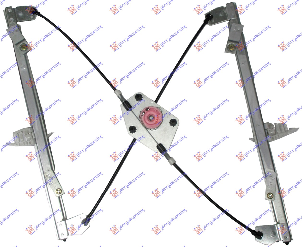 PODIZAC PREDNJEG PROZORA ELEKTRICNI (BEZ MOTORA) 5 VRATA (A KVALITET) FIAT STILO 2001-2006 (192)