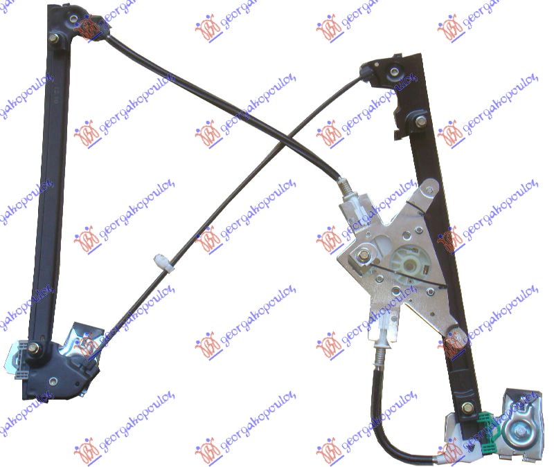 PODIZAC PREDNJEG PROZORA ELEKTRICNI (BEZ MOTORA) 4/5 VRATA SEAT IBIZA 1995-1997 (6K1)