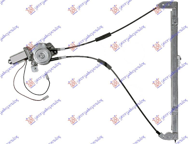 PODIZAC PREDNJEG PROZORA ELEKTRICNI (A KVALITET) PEUGEOT 806 1994-2002 (221)