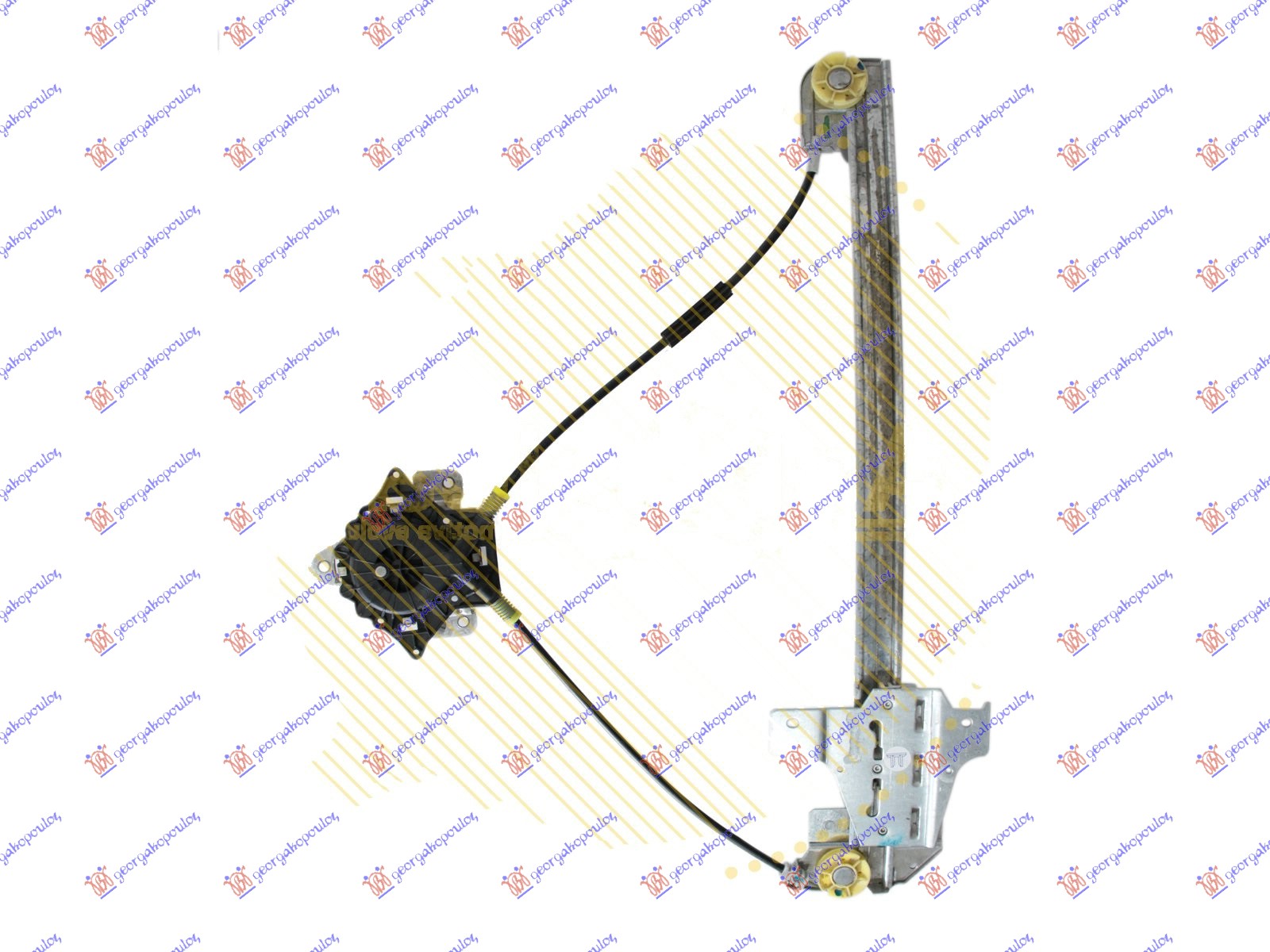 PODIZAC ZADNJEG PROZORA MEHANICKI PEUGEOT 806 1994-2002 (221)