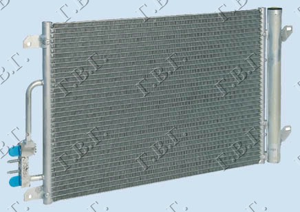 HLADNJAK KLIME BENZIN/DIZEL (505x354x16) LANCIA LYBRA 1999-2005 (839)