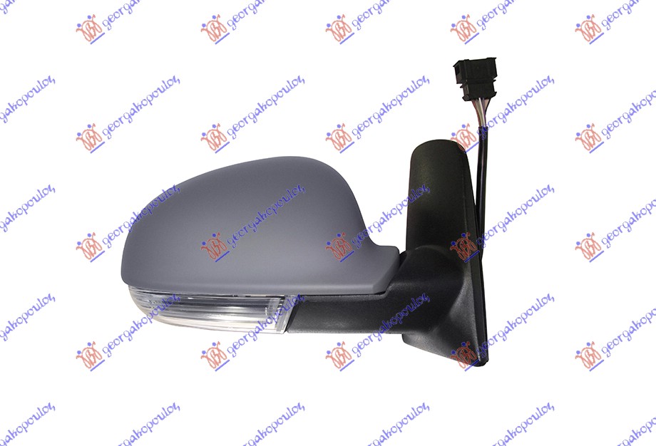 RETROVIZOR ELEKTRICNI SA GREJACEM PM (ELEKTRO-SKLOPIV) (MIGAVAC) 2004- (9 PIN) VW SHARAN 1995-2010 (7M8/7M9/7M6)