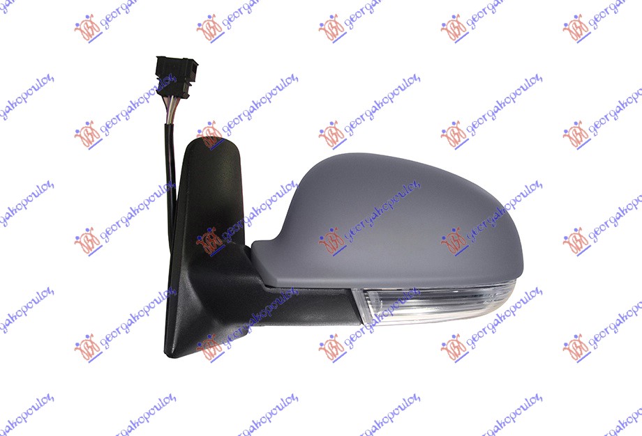 RETROVIZOR ELEKTRICNI SA GREJACEM PM (ELEKTRO-SKLOPIV) (MIGAVAC) 2004- (9 PIN) VW SHARAN 1995-2010 (7M8/7M9/7M6)