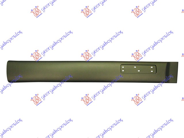 LAJSNA PREDNJIH VRATA MAT-CRNA (SA OTVOROM ZA ZNAK) (145mm) PEUGEOT PARTNER 1996-2002 (5/G)