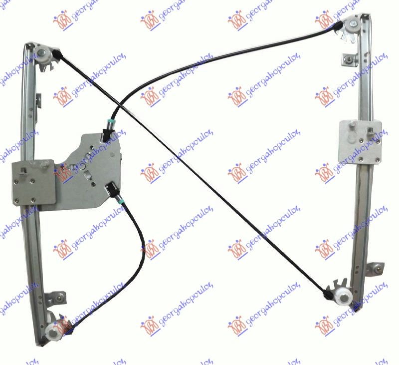 PODIZAC PREDNJEG PROZORA ELEKTRICNI (BEZ MOTORA) PEUGEOT PARTNER 1996-2002 (5/G)