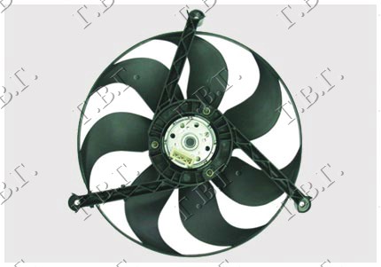 VENTILATOR HLADNJAKA (MOTOR+ELISA) (BENZIN-DIZEL) (-AC) SEAT AROSA 1997-2000 (6H1)