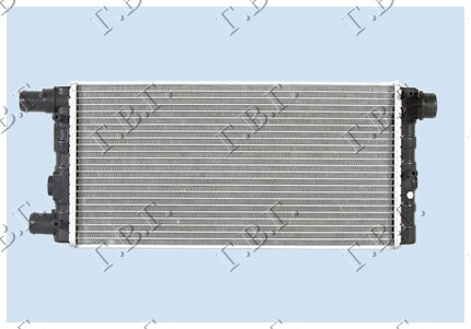 HLADNJAK MOTORA 0.9CC/1.1CC (+/-AC) (45x24) FIAT SEICENTO 1998-2001 (187)