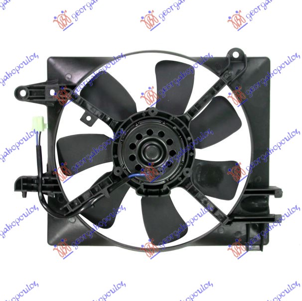 VENTILATOR KOMPLET (0.8 6V/1.0 8V) DAEWOO MATIZ 2000-2005 (M100/M150)