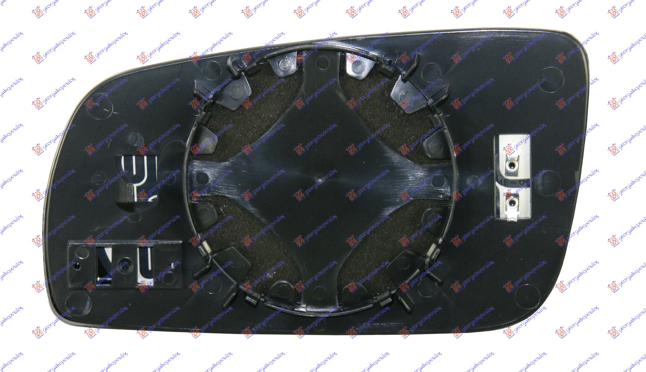 STAKLO RETROVIZORA SA GREJACEM (DUGO) (KONVEKSNO) SKODA FABIA 1999-2007 (6Y2/6Y3/6Y5)