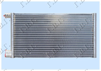 HLADNJAK KLIME 1.1i8V (414x24x18) FIAT SEICENTO 2001-2006 (187)