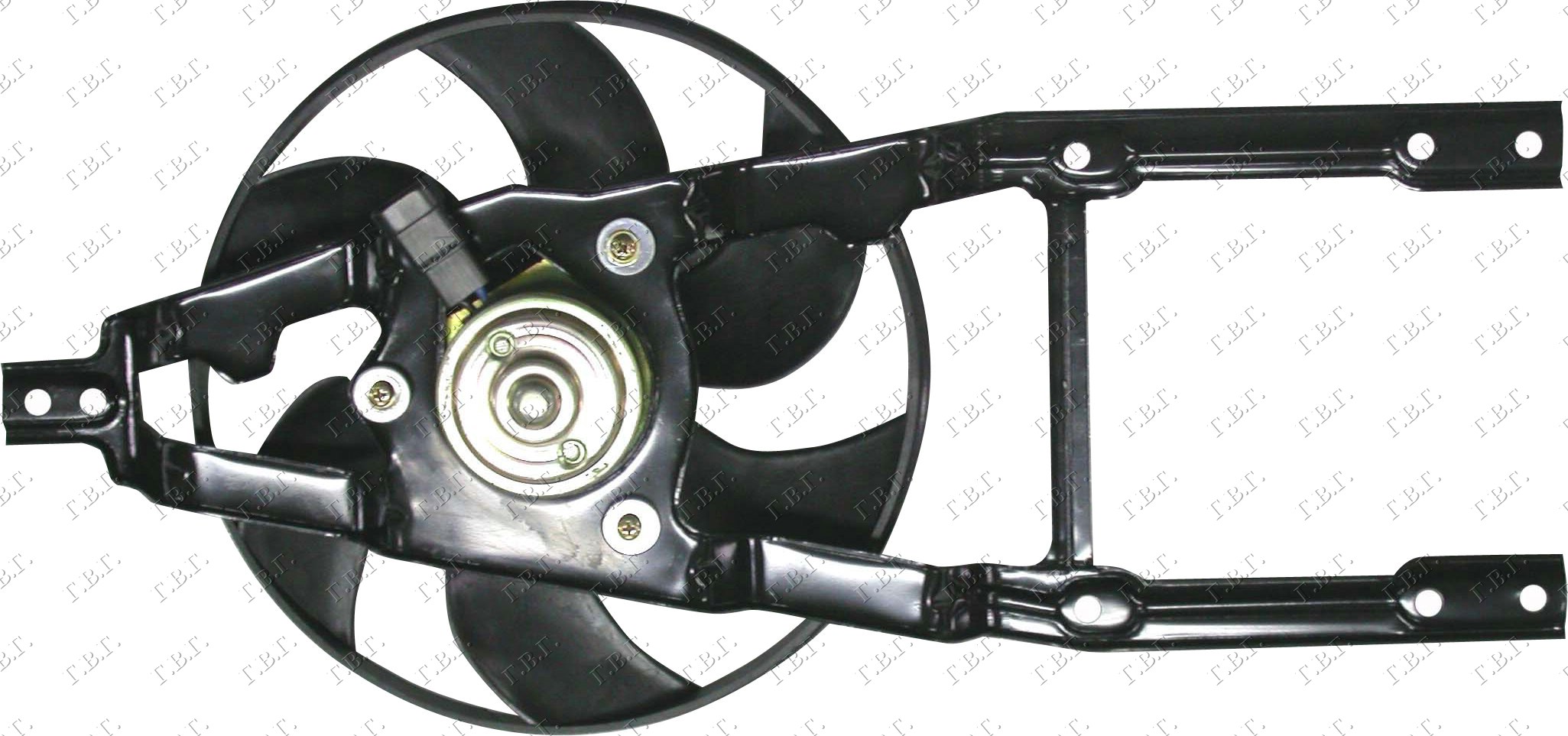 VENTILATOR KOMPLET (+AC) (NRF) FIAT SEICENTO 2001-2006 (187)