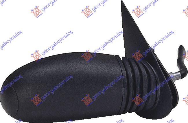 RETROVIZOR MEHANICKI SA RUCICOM (KONVEKSNO STAKLO) FIAT SEICENTO 2001-2006 (187)