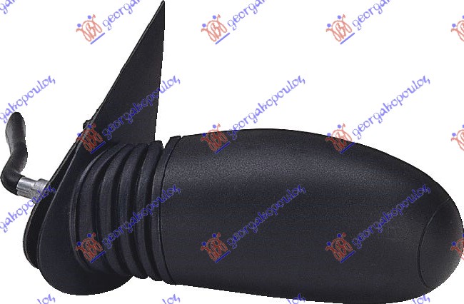 RETROVIZOR MEHANICKI SA RUCICOM (KONVEKSNO STAKLO) FIAT SEICENTO 2001-2006 (187)