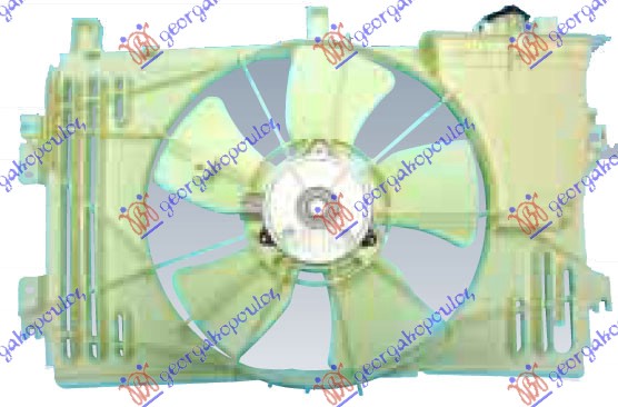 VENTILATOR KOMPLET (BENZIN) (ZABICE) TOYOTA VERSO 2009-2013 (R2)