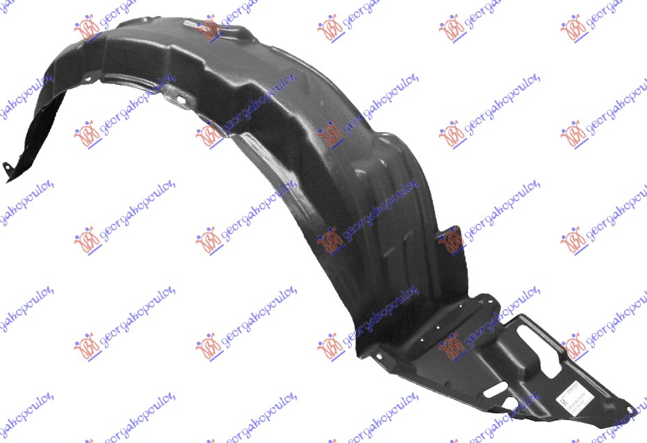 POTKRILO PLASTICNO TOYOTA COROLLA H/B-L/B 2002-2004 (E 12)
