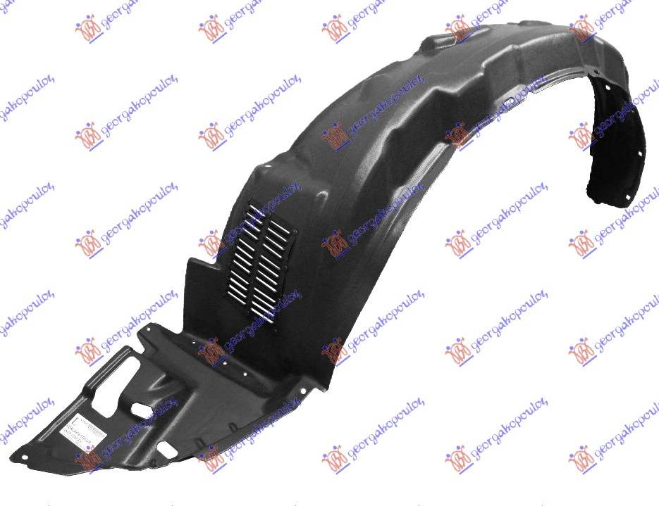 POTKRILO PLASTICNO TOYOTA COROLLA H/B-L/B 2002-2004 (E 12)