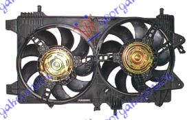 VENTILATOR (DUPLI) KOMPLET (1.3/1.9 MULTIJET) FIAT IDEA 2004-2010 (350)