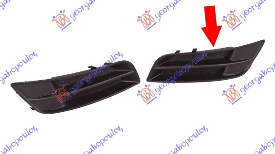 RESETKA PREDNJEG BRANIKA (BEZ MAGLENKE) TOYOTA COROLLA H/B-L/B 2004-2006 (E 12)