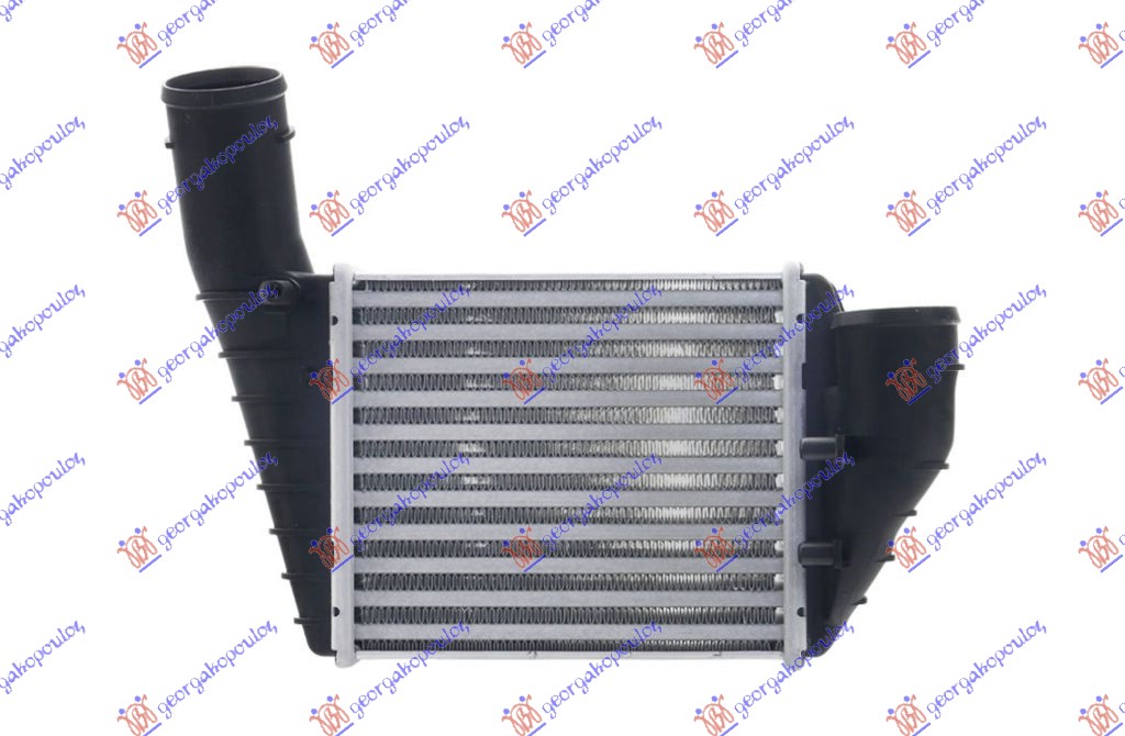 HLADNJAK INTERKULERA 2.5 TDi (192x172x62) SKODA SUPERB 2001-2008 (3U4)