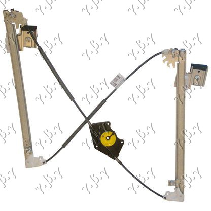 PODIZAC PREDNJEG PROZORA ELEKTRICNI (BEZ MOTORA) (A KVALITET) SKODA SUPERB 2001-2008 (3U4)