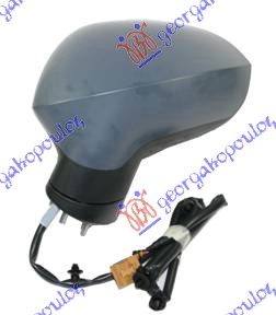 RETROVIZOR ELEKTRICNI SA GREJACEM PM (ELEKTRO-SKLOPIV) (A KVALITET) (KONVEKSNO STAKLO) SEAT EXEO 2009-2013 (3R2)