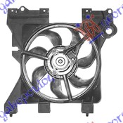 VENTILATOR KLIME (MOTOR+ELISA) BENZIN/DIZEL (340mm) PEUGEOT PARTNER 2002-2008 (5/G)