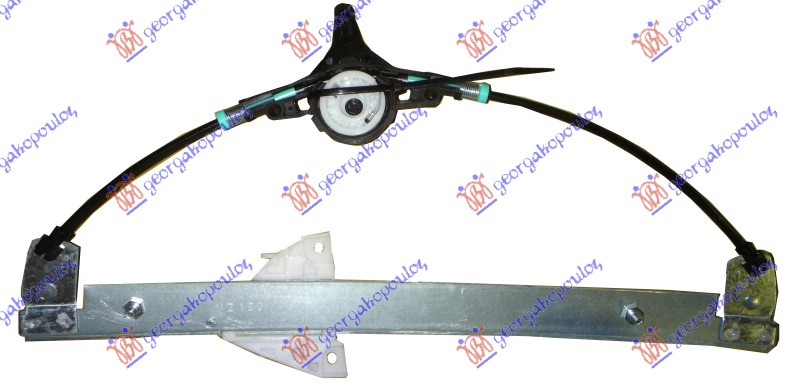PODIZAC ZADNJEG PROZORA ELEKTRICNI (BEZ MOTORA) (A KVALITET) MAZDA 2 2007-2014 (DE/DH)