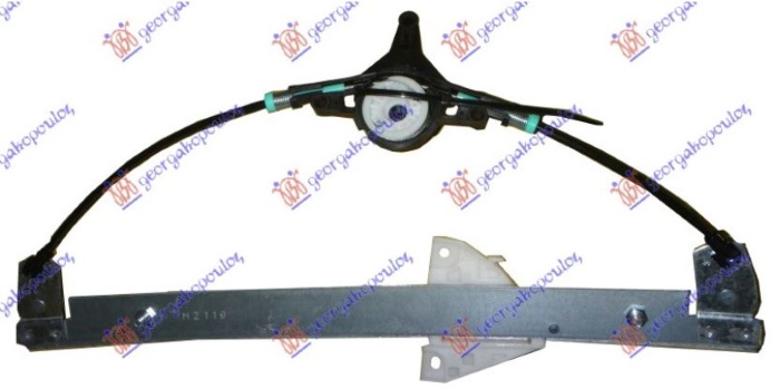 PODIZAC ZADNJEG PROZORA ELEKTRICNI (BEZ MOTORA) MAZDA 2 2007-2014 (DE/DH)