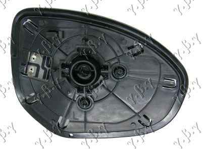STAKLO RETROVIZORA SA GREJACEM (KONVEKSNO) MAZDA 2 2007-2014 (DE/DH)
