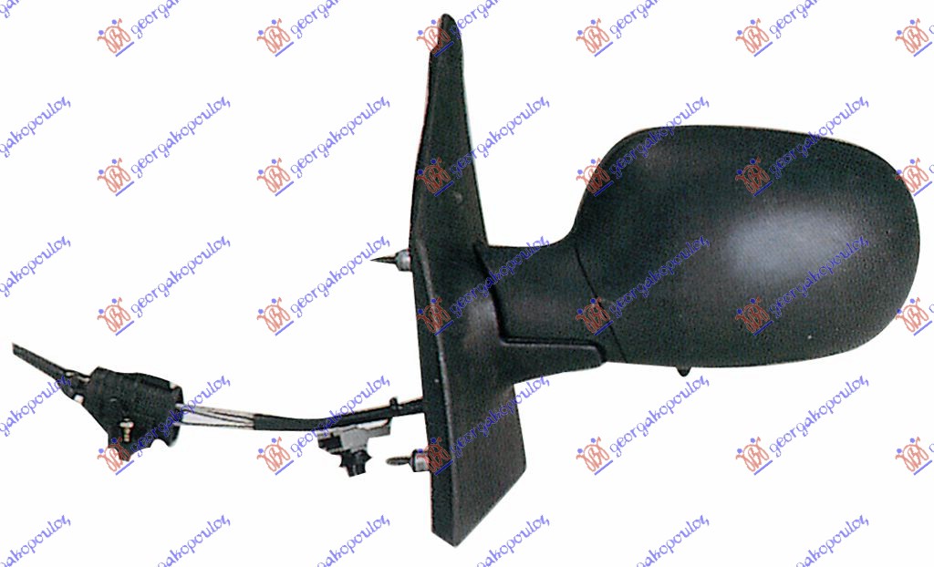 RETROVIZOR MEHANICKI SA SAJLOM (ASFERICNO STAKLO) RENAULT MEGANE SCENIC 1996-1999 (JA0/JA1)