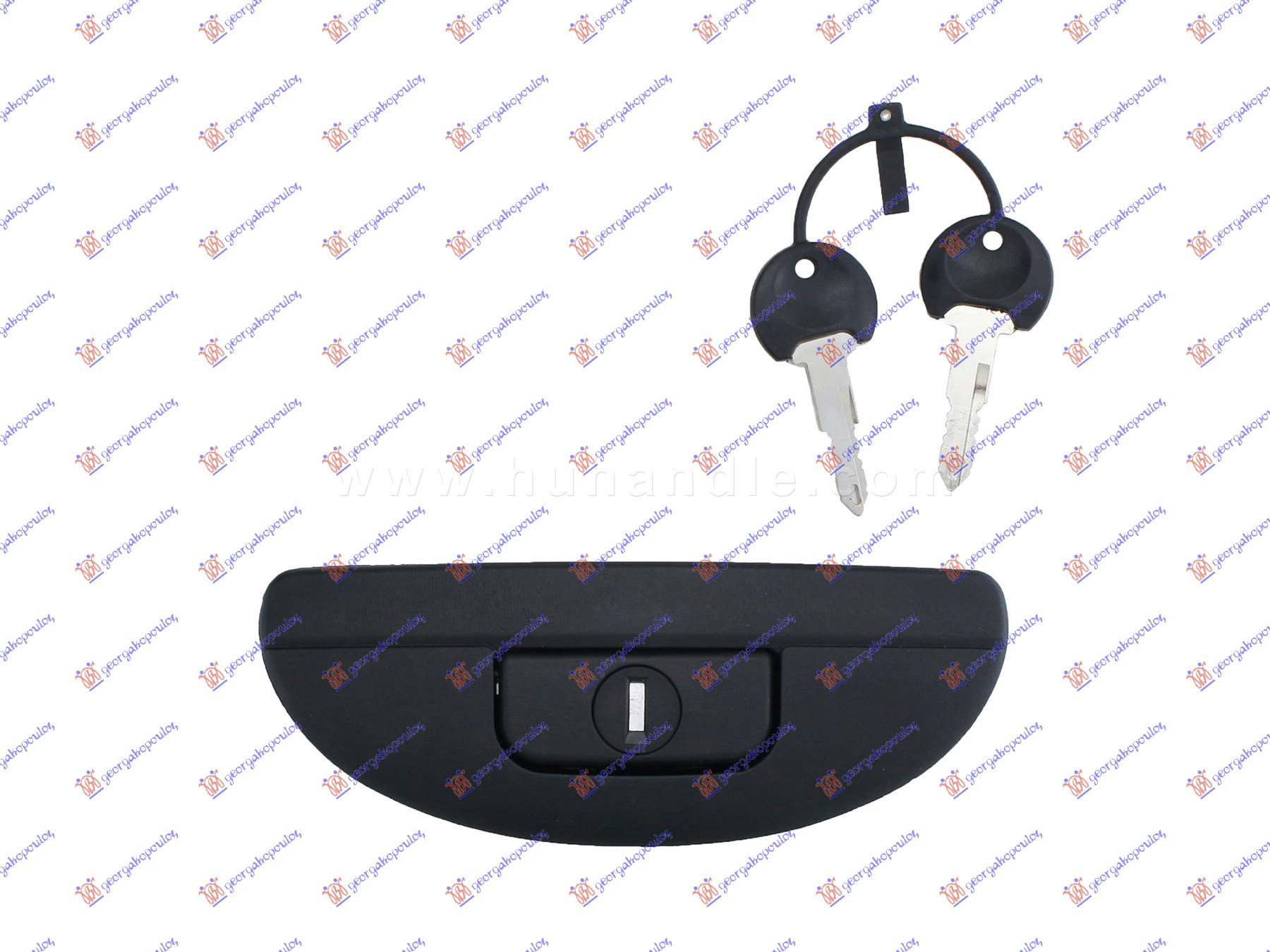 KVAKA ZADNJIH VRATA 5 VRATA SPOLJASNJA KOMPLET  (SA KLJUCEM) RENAULT MEGANE SCENIC 1999-2003 (JA0/JA1)