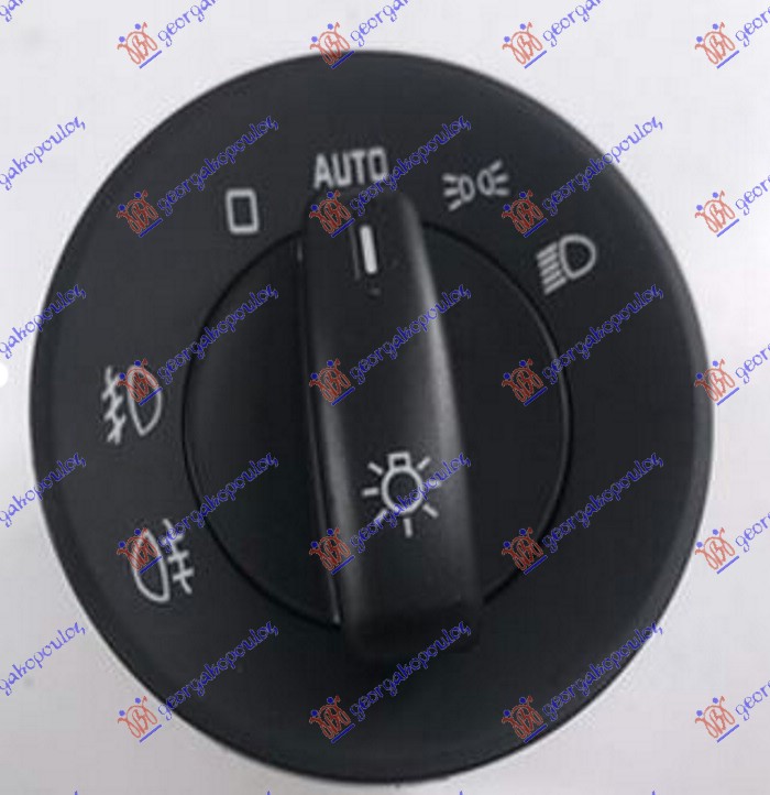 PREKIDAC ZA FAROVE (SA MAGLENKAMA) (AUTO DNEVNA SVETLA) (10 PIN) SKODA OCTAVIA 5 2008-2013 (3U4)