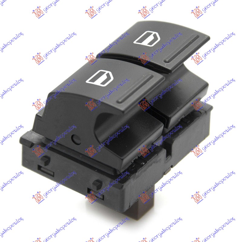 PREKIDAC U PREDNJIM VRATIMA (4 TASTERA) (10 PIN) SKODA OCTAVIA 5 2008-2013 (3U4)