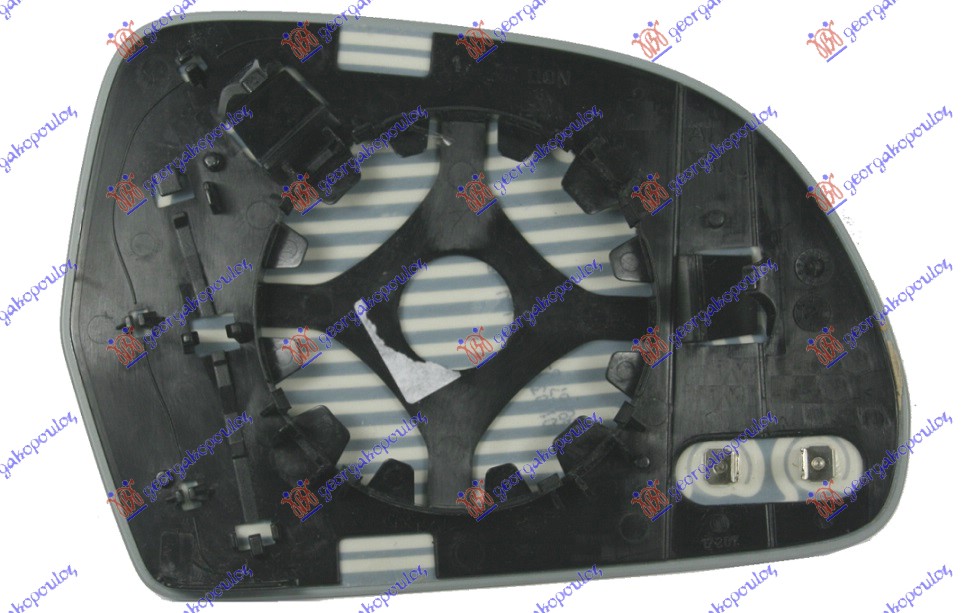 STAKLO RETROVIZORA SA GREJACEM (ASFERICNO) SKODA OCTAVIA 5 2008-2013 (3U4)