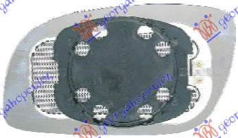 STAKLO RETROVIZORA SA GREJACEM (KONVEKSNO) VW CROSS TOURAN 2007-2010 (1T1/1T2)