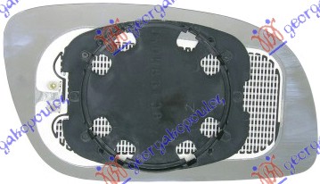 STAKLO RETROVIZORA SA GREJACEM (ASFERICNO) VW CROSS TOURAN 2007-2010 (1T1/1T2)