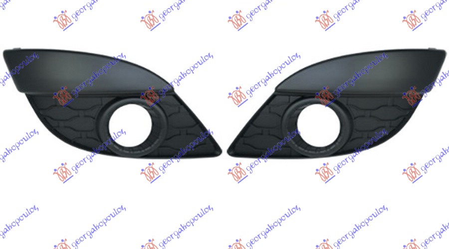RESETKA PREDNJEG BRANIKA (SA MAGLENKOM) (SET) RENAULT TWINGO 2007-2012 (CN0)