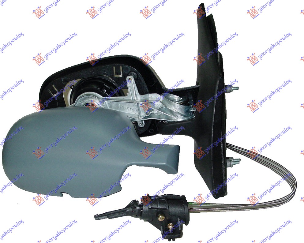 RETROVIZOR MEHANICKI SA SAJLOM PM (SENZOR) (KONVEKSNO STAKLO) RENAULT MEGANE SCENIC 1999-2003 (JA0/JA1)