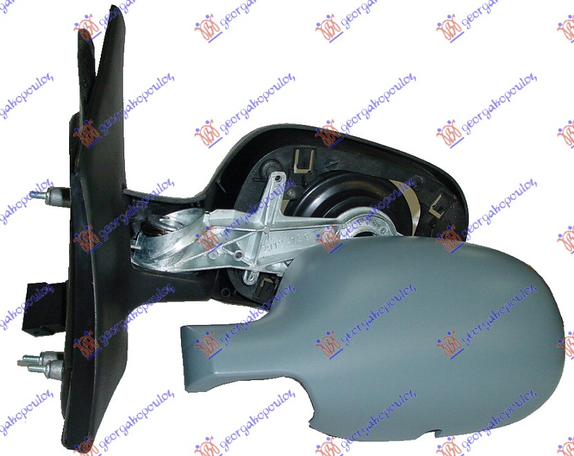 RETROVIZOR ELEKTRICNI SA GREJACEM PM (ASFERICNO STAKLO) RENAULT MEGANE SCENIC 1999-2003 (JA0/JA1)