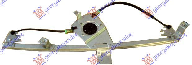 PODIZAC PREDNJEG PROZORA ELEKTRICNI (BEZ MOTORA) RENAULT SCENIC 2003-2009 (JA0/JA1)