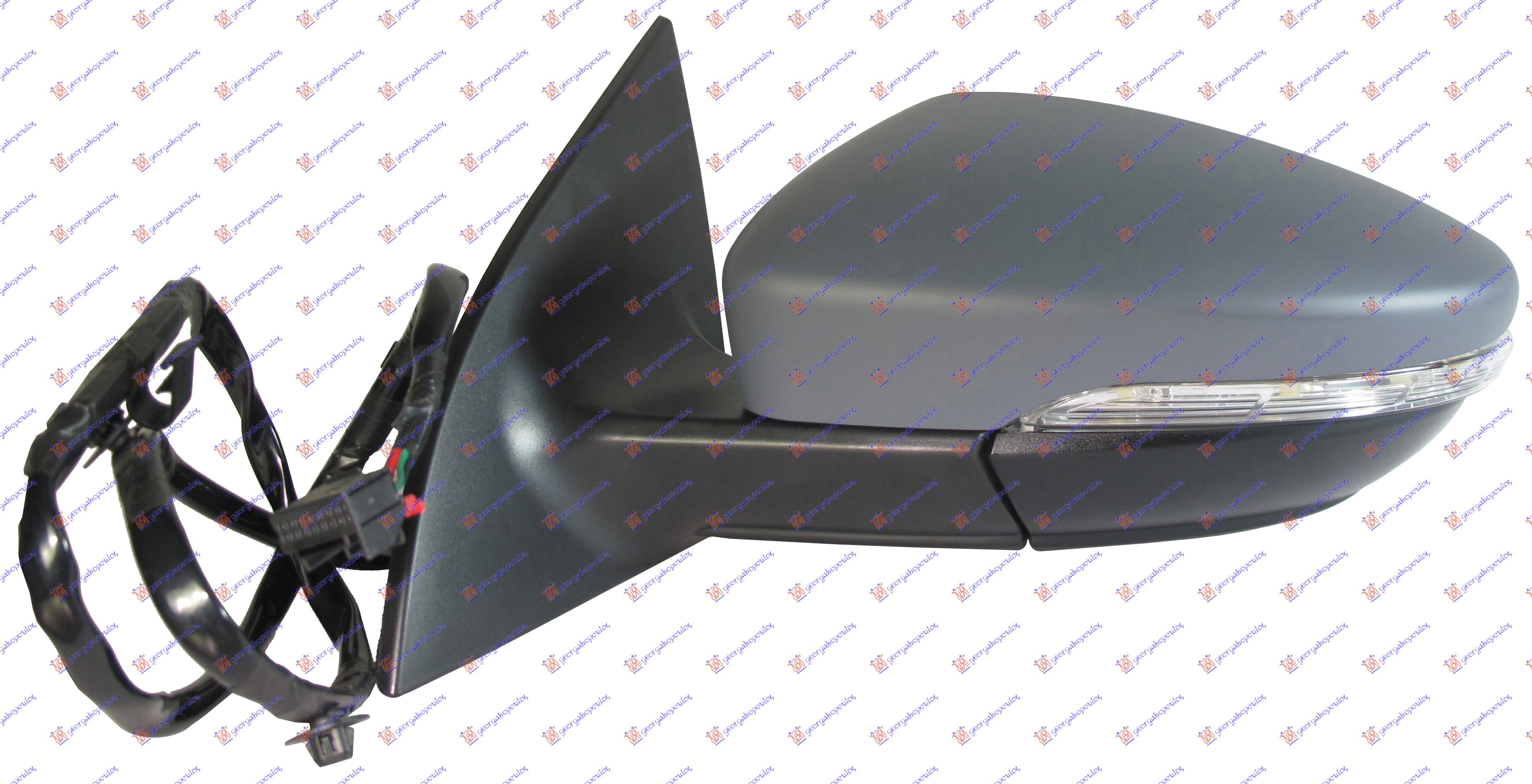 RETROVIZOR ELEKTRICNI SA GREJACEM PM (ELEKTRO-SKLOPIV) (MIGAVAC) (SVETLO) VW PASSAT CC 2008-2012 (357)