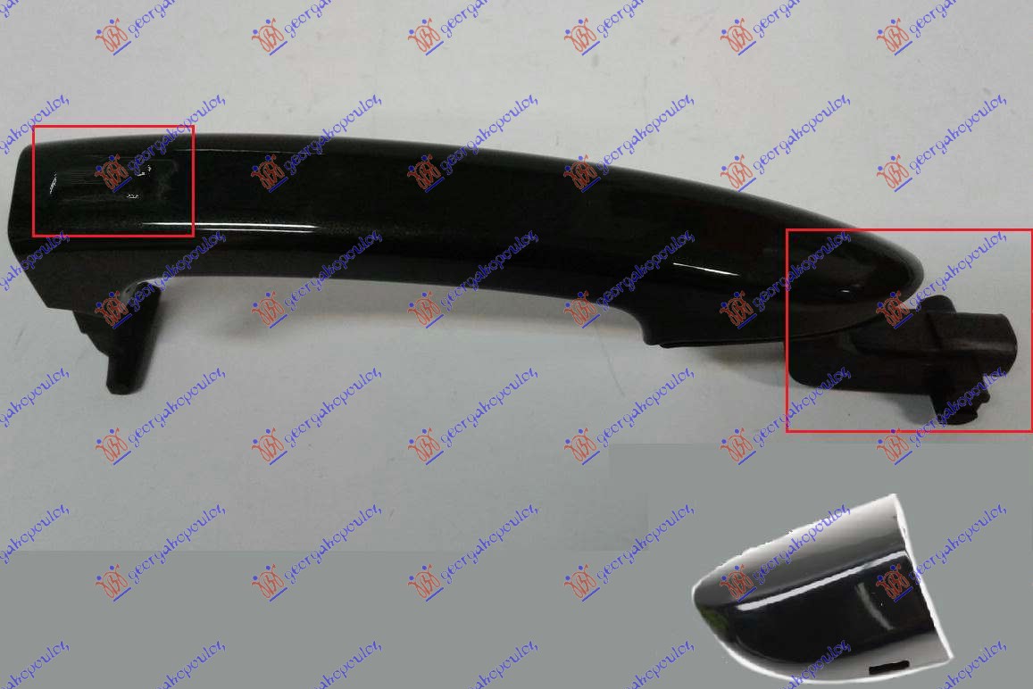 KVAKA PREDNJIH VRATA SPOLJASNJA  (BESKONTAKTNO OTKLJUCAVANJE) CRNA VW PASSAT CC 2008-2012 (357)