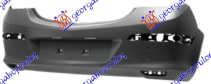 ZADNJI BRANIK PM 3 VRATA (SA/BEZ PDC SENZORA) OPEL ASTRA H 2004-2010 (A04)