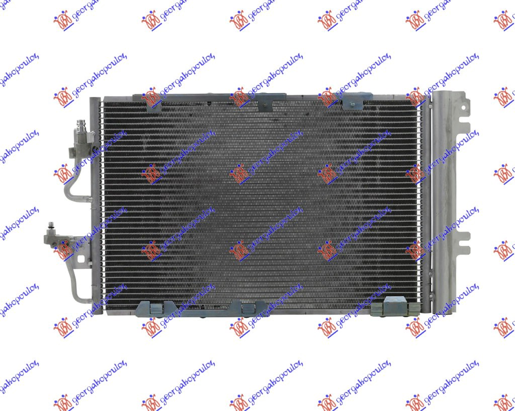 HLADNJAK KLIME 2.0i 16V (555x382x18) OPEL ASTRA H 2004-2010 (A04)