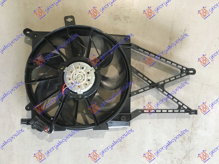 VENTILATOR KOMPLET (390mm) (2 PIN) OPEL ASTRA H 2004-2010 (A04)